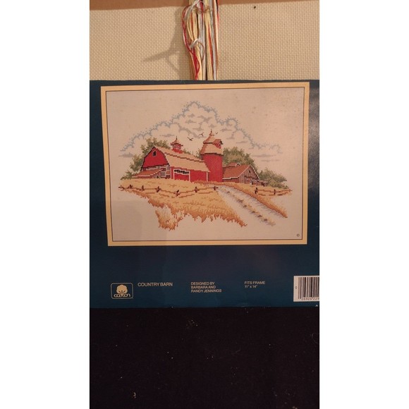 Vintage Sunset Counted Cross Stich Kit County Barn Crafting - Picture 5 of 9